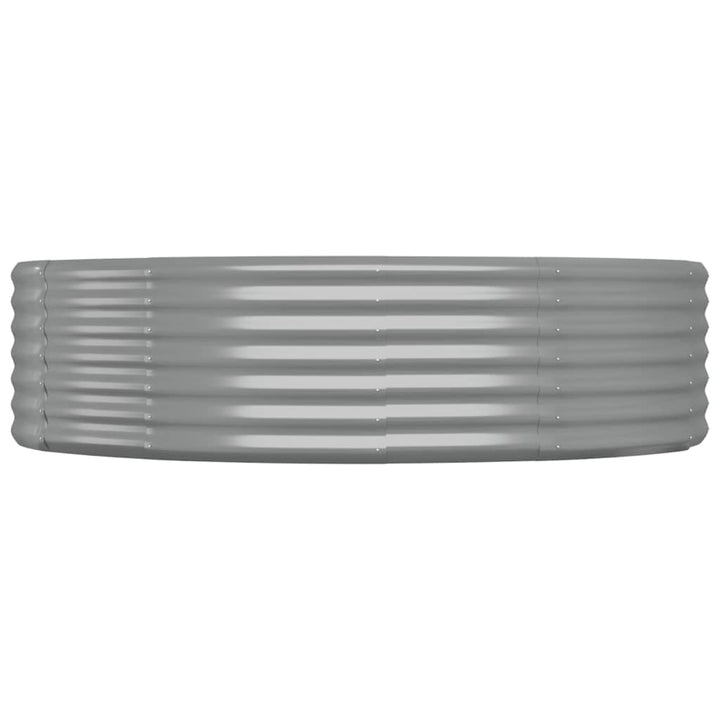 plantekasse 214x140x36 cm galvaniseret stål grå