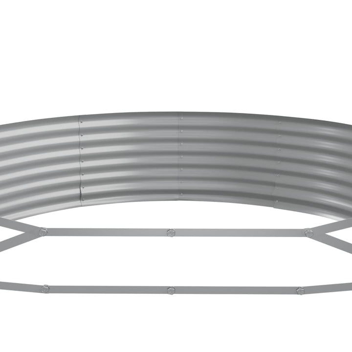 plantekasse 296x140x36 cm galvaniseret stål grøn