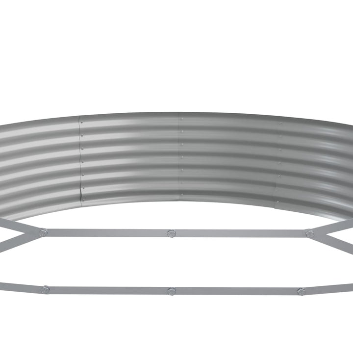 plantekasse 296x140x36 cm galvaniseret stål grå
