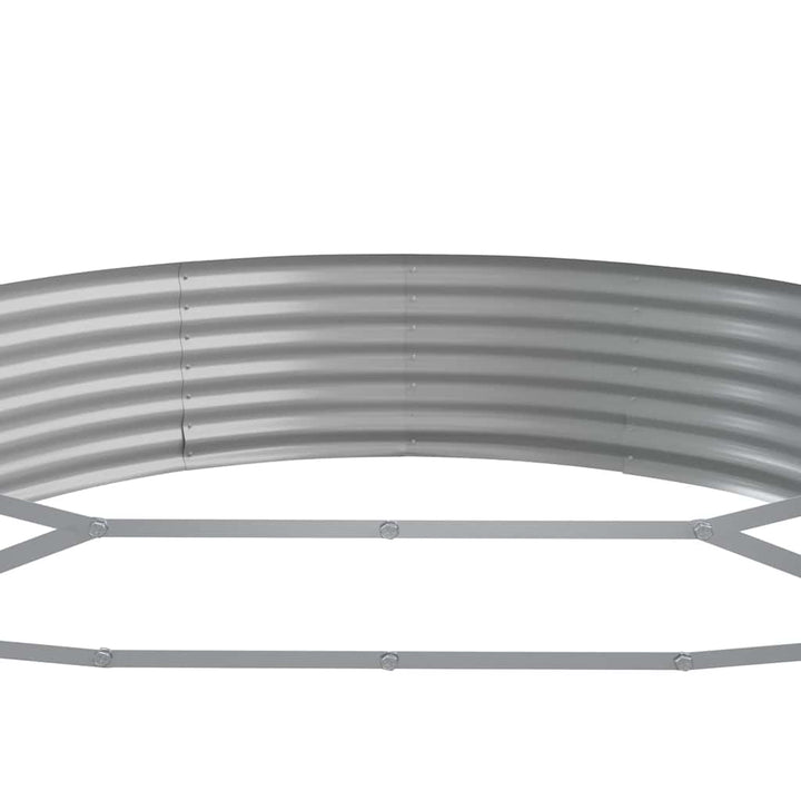 højbed til haven galvaniseret stål 296x140x36 cm antracit