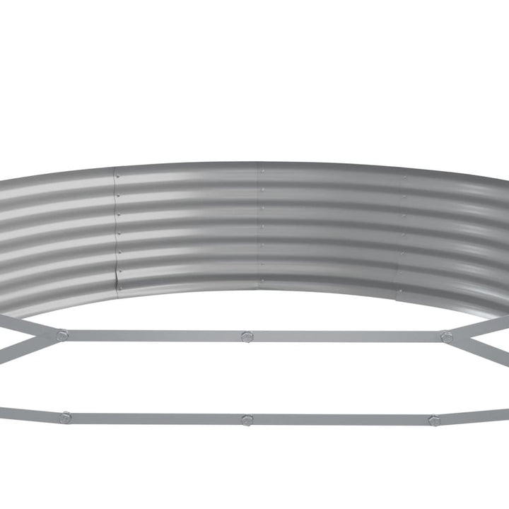 plantekasse 523x140x36 cm galvaniseret stål brun
