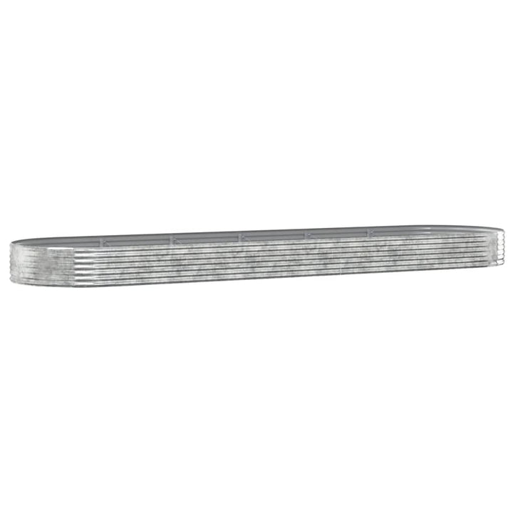 plantekasse 523x140x36 cm galvaniseret stål sølvfarvet