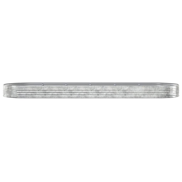 plantekasse 523x140x36 cm galvaniseret stål sølvfarvet