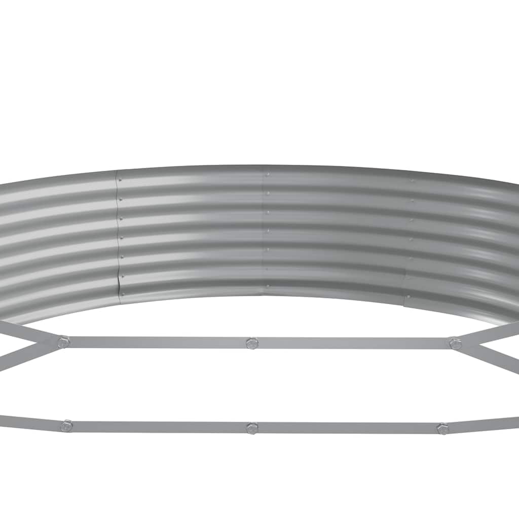plantekasse 600x140x36 cm galvaniseret stål antracitgrå