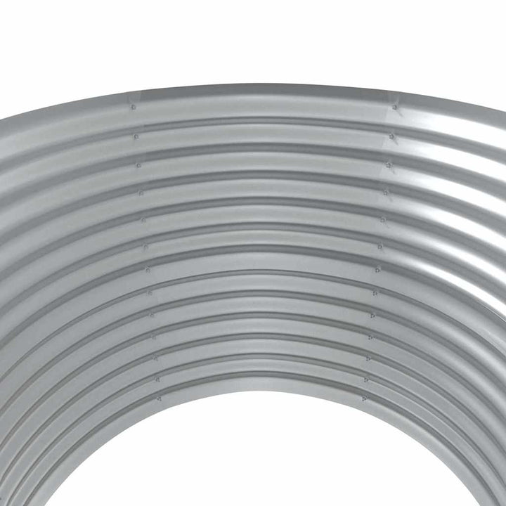 plantekasse 100x100x68 cm galvaniseret stål antracitgrå