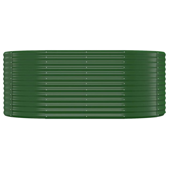plantekasse 175x100x68 cm galvaniseret stål grøn
