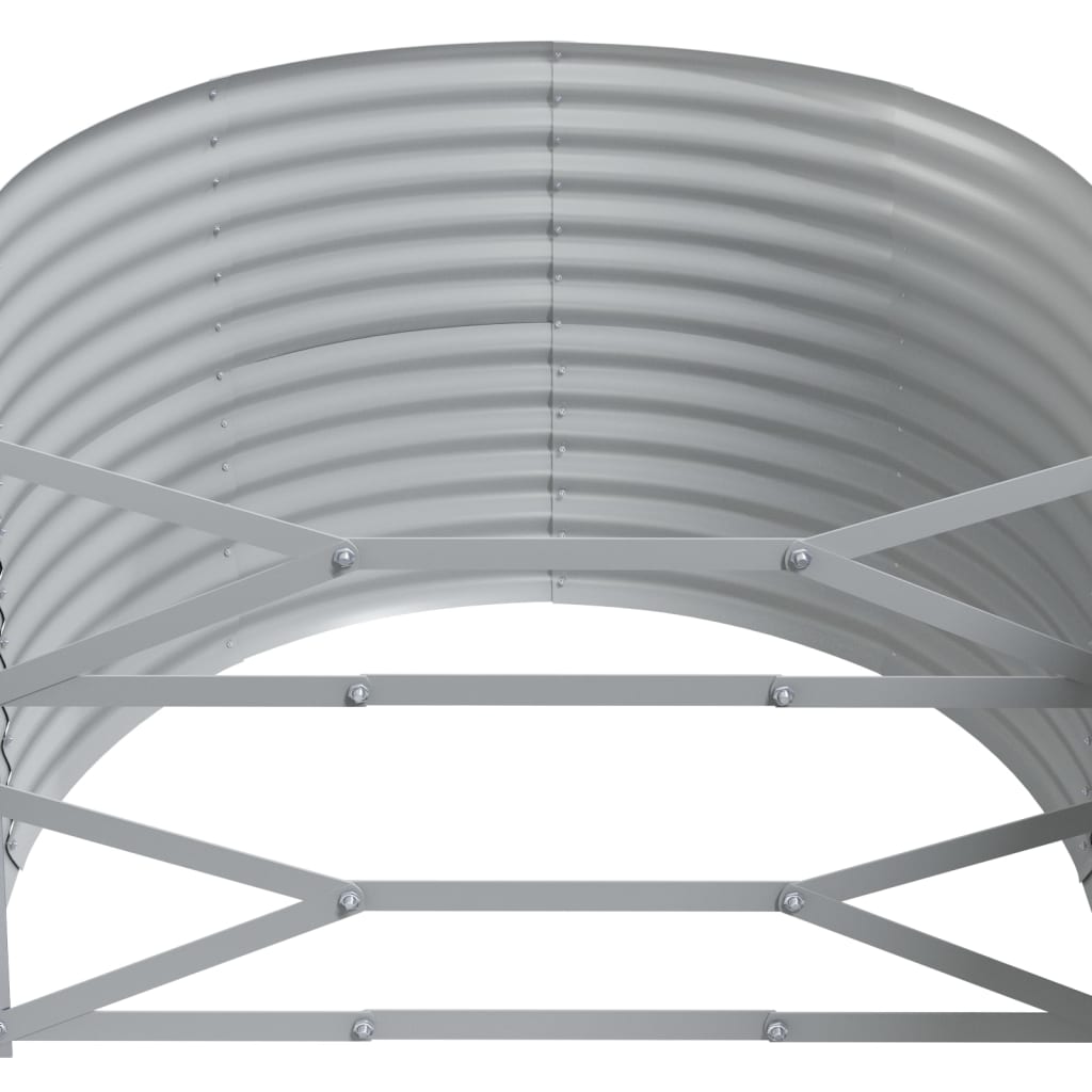 plantekasse 175x100x68 cm galvaniseret stål grøn
