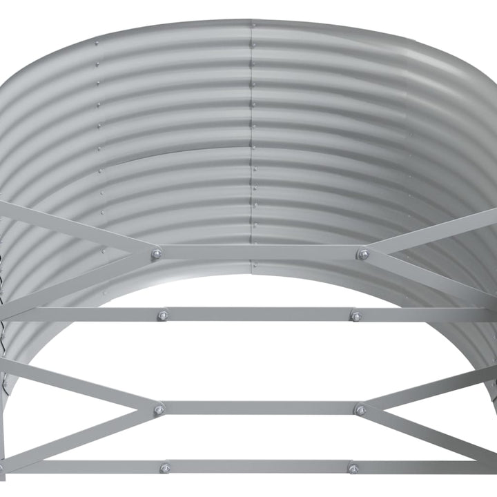 plantekasse 175x100x68 cm galvaniseret stål grøn