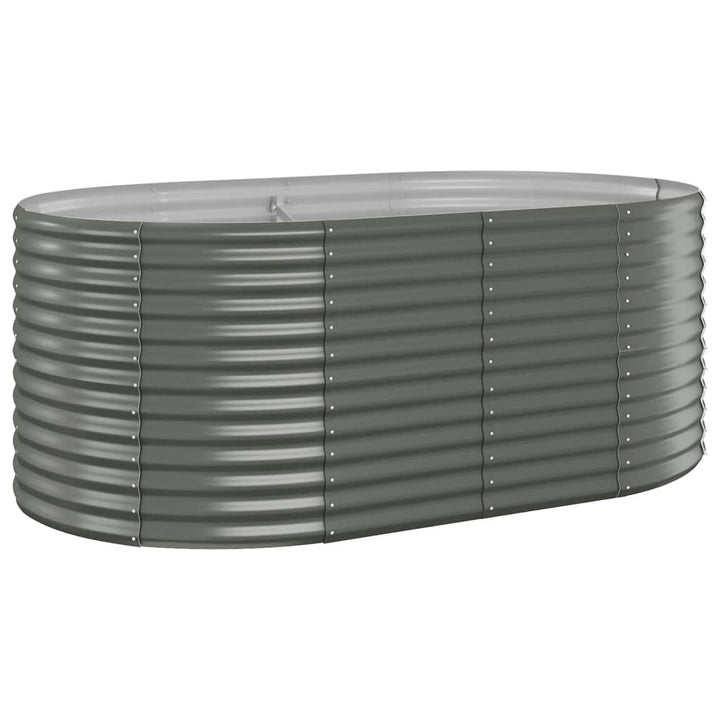 plantekrukke 175x100x68 cm galvaniseret stål grå