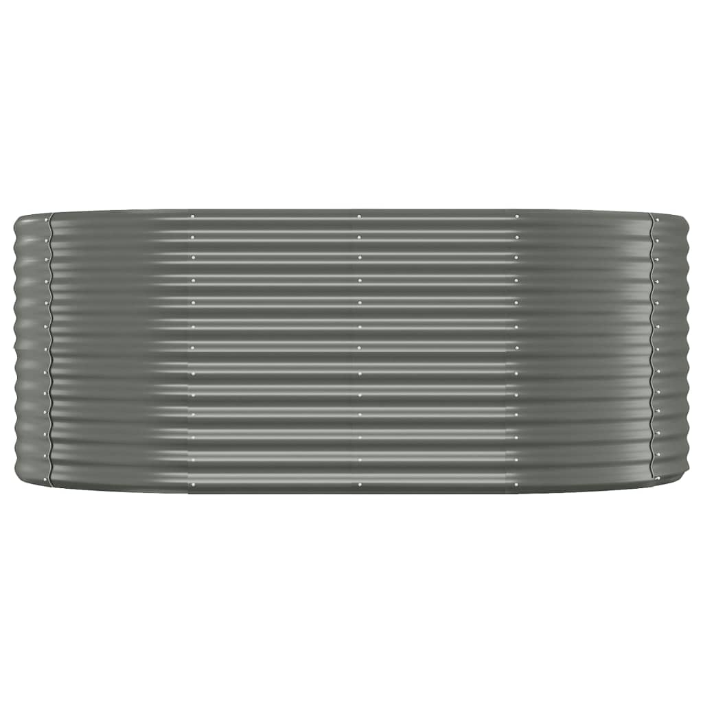 plantekrukke 175x100x68 cm galvaniseret stål grå