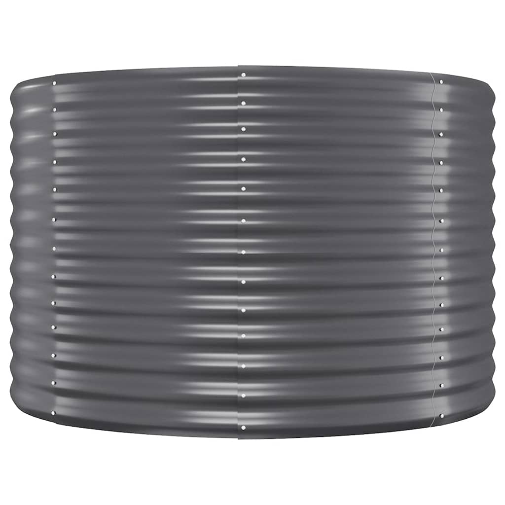 plantekasse 175x100x68 cm galvaniseret stål antracitgrå