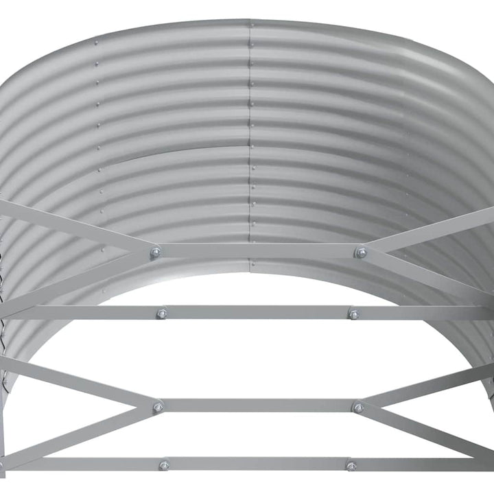 plantekasse 175x100x68 cm galvaniseret stål antracitgrå