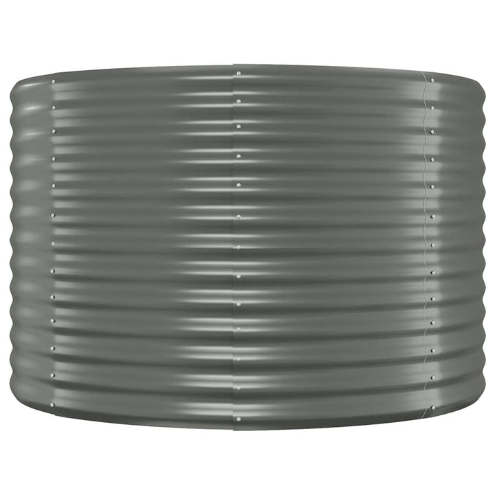 plantekasse 249x100x68 cm galvaniseret stål grå
