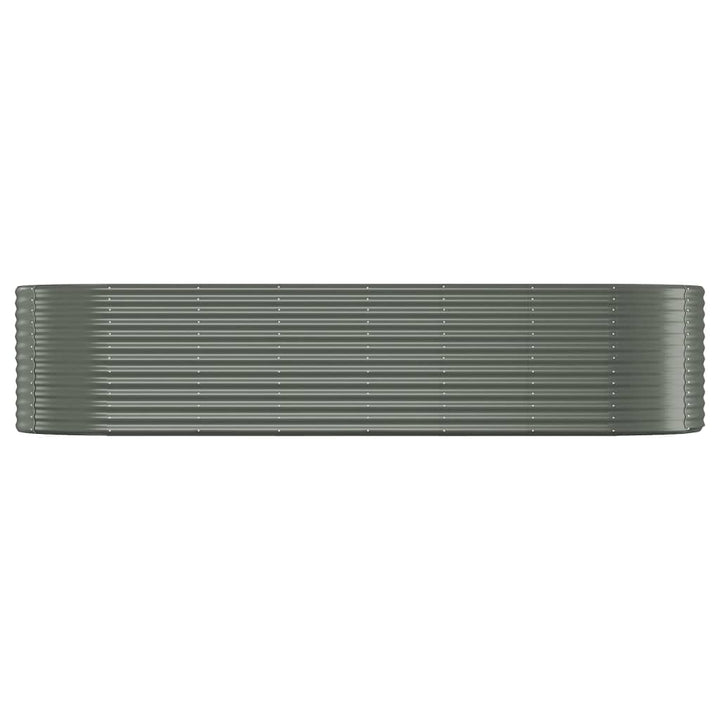 plantekasse 322x100x68 cm galvaniseret stål grå