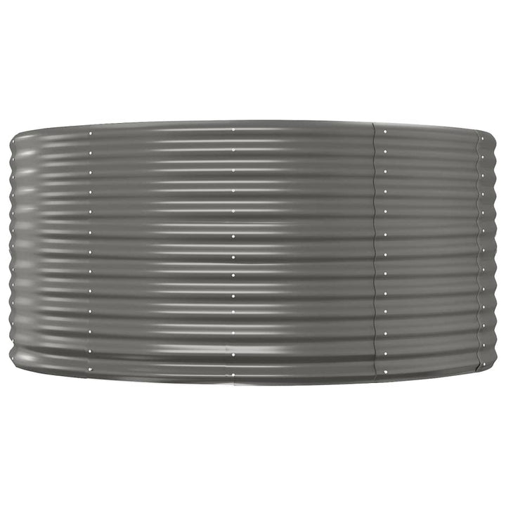 plantekasse 140x140x68 cm galvaniseret stål grå