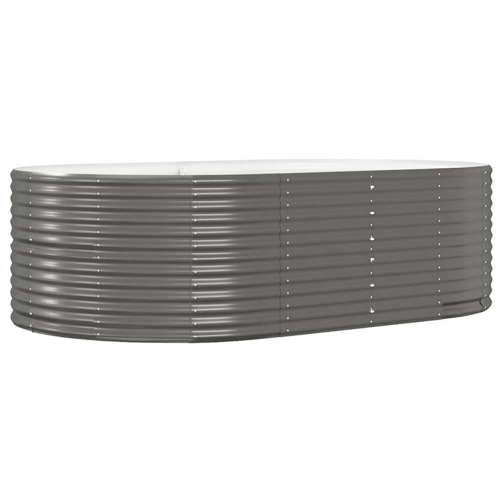 plantekasse 212x140x68 cm galvaniseret stål grå