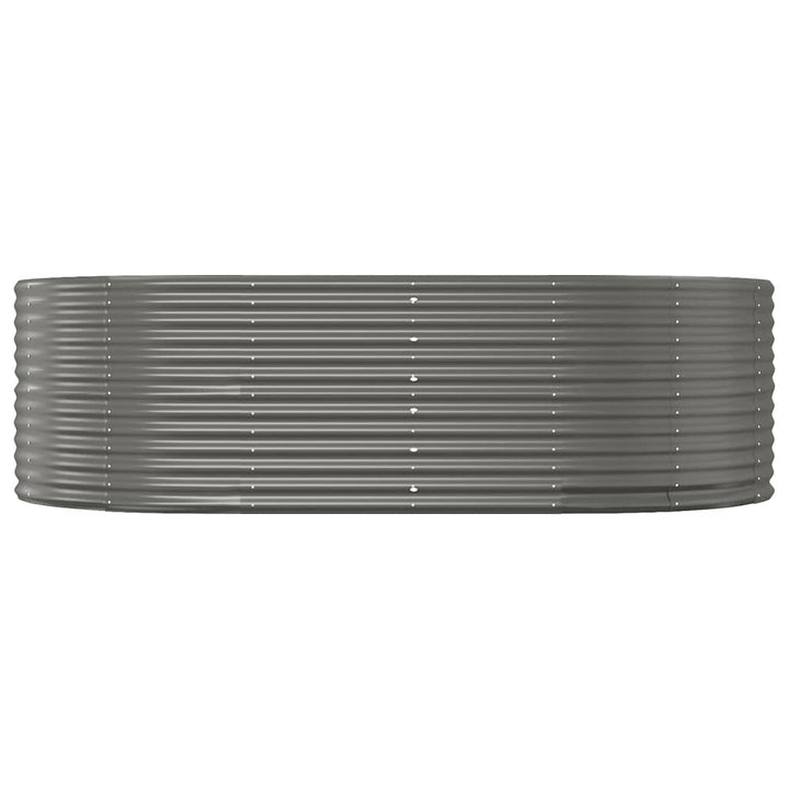 plantekasse 212x140x68 cm galvaniseret stål grå