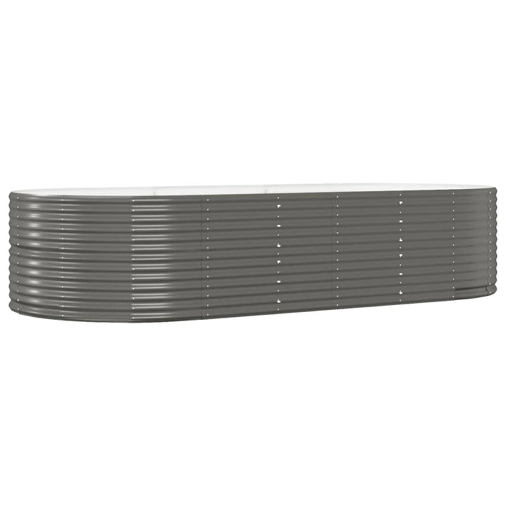 plantekasse 291x140x68 cm galvaniseret stål grå