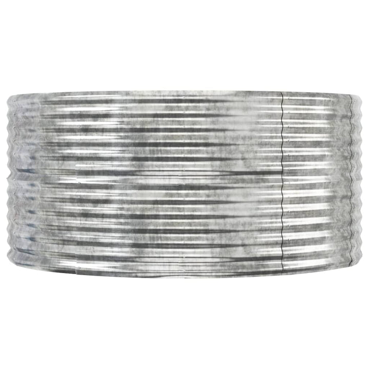 plantekasse 291x140x68 cm galvaniseret stål sølvfarvet