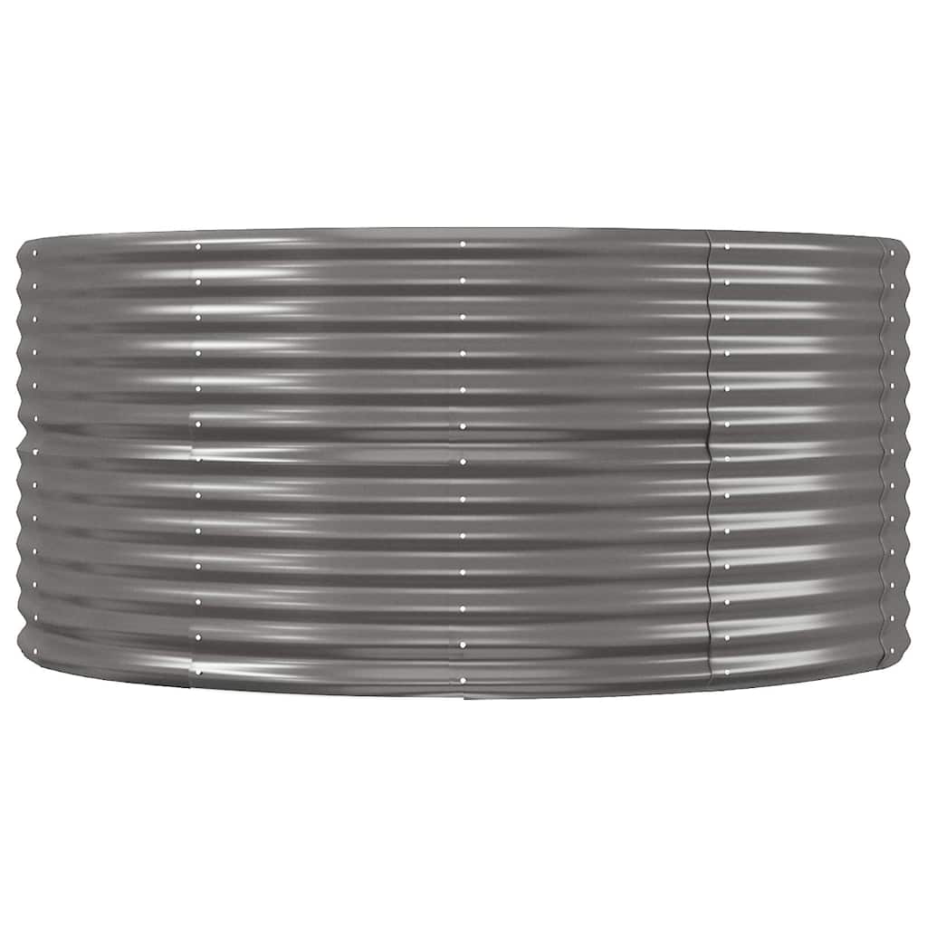 plantekasse 367x140x68 cm galvaniseret stål grå