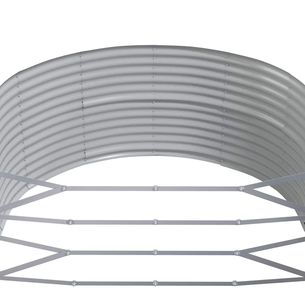 plantekasse 367x140x68 cm galvaniseret stål grå