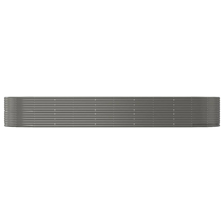 plantekasse 447x140x68 cm galvaniseret stål grå