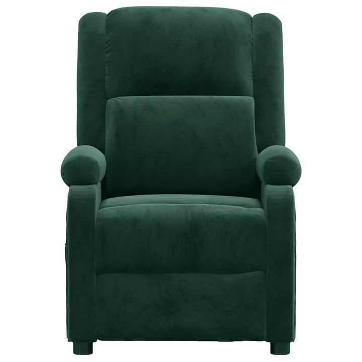 massagestol velour mørkegrøn