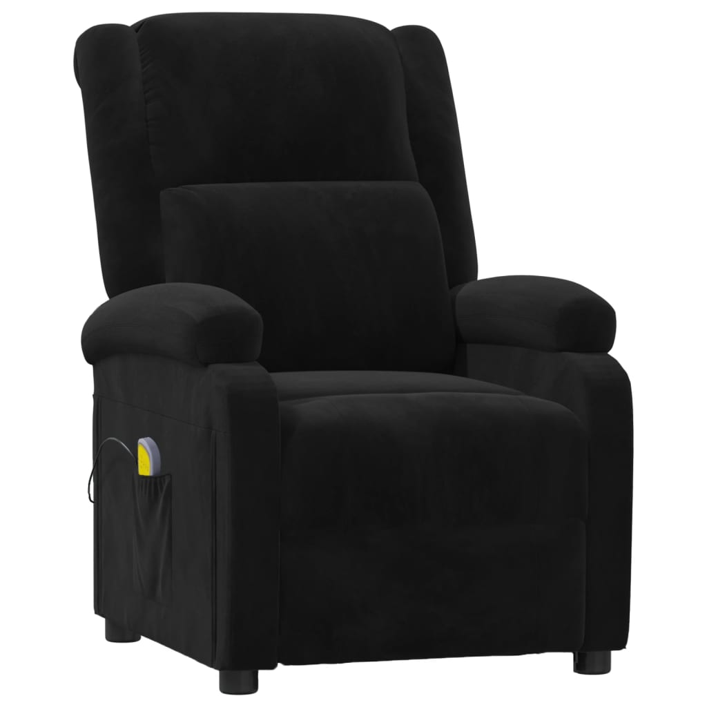 massagestol velour sort