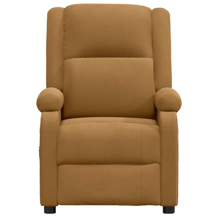 massagestol velour brun