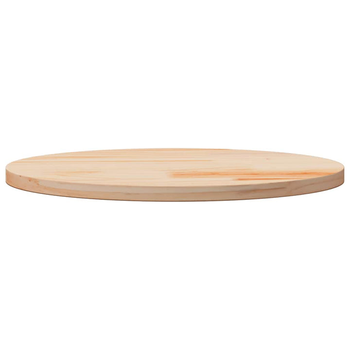 bordplade Ø70x2,5 cm massivt fyrretræ