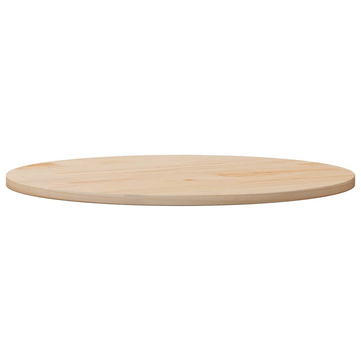 bordplade Ø90x2,5 cm massivt fyrretræ