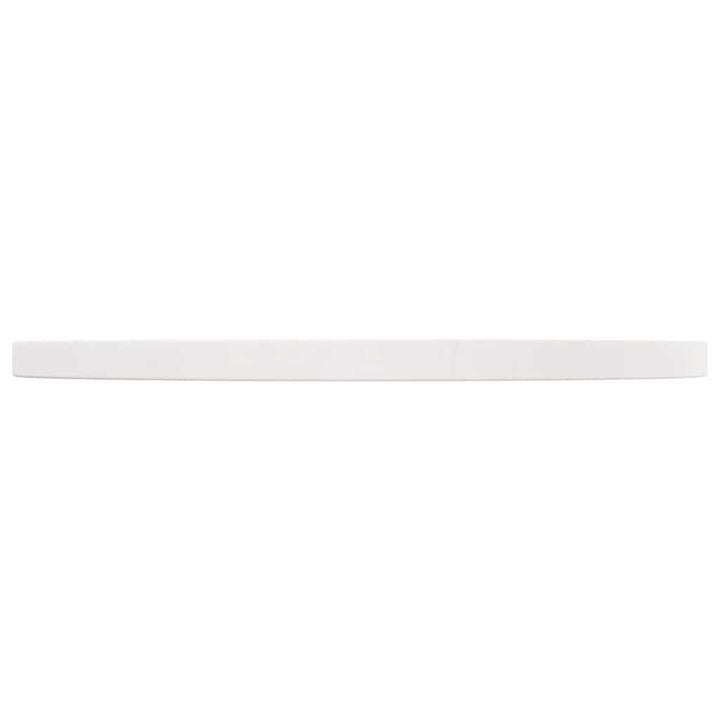 bordplade hvid Ø50x2,5 cm massivt fyrretræ