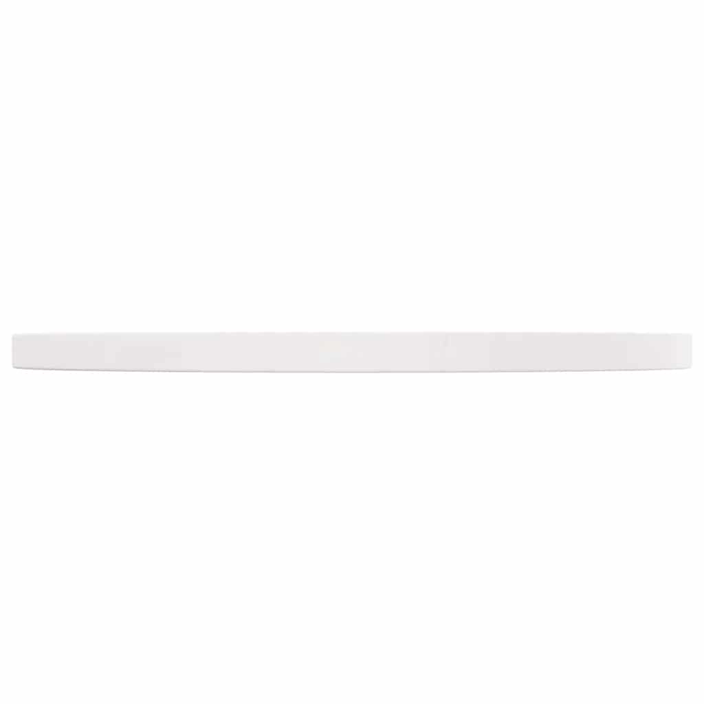 bordplade hvid Ø60x2,5 cm massivt fyrretræ