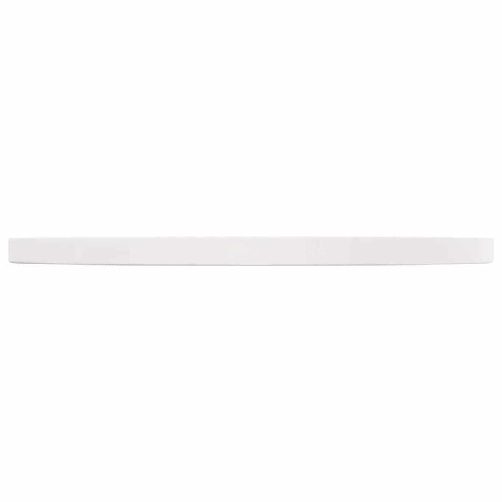 bordplade hvid Ø60x2,5 cm massivt fyrretræ