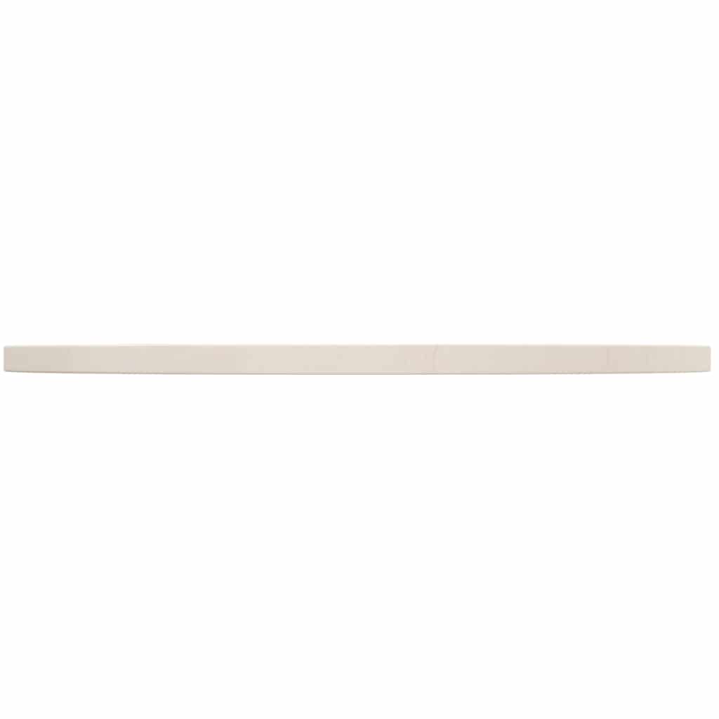 bordplade Ø70x2,5 cm massivt fyrretræ hvid