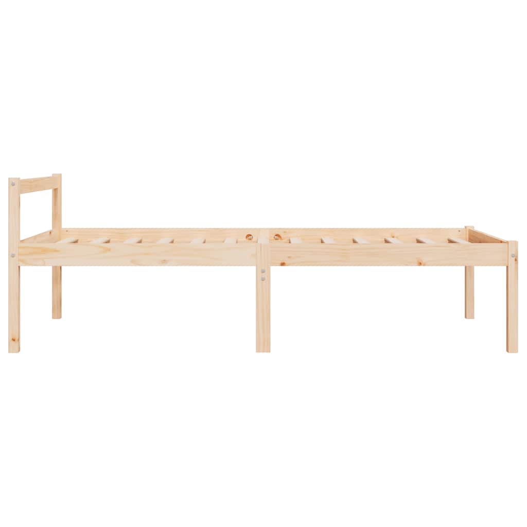 seniorseng 90x190 cm enkeltseng massivt fyrretræ
