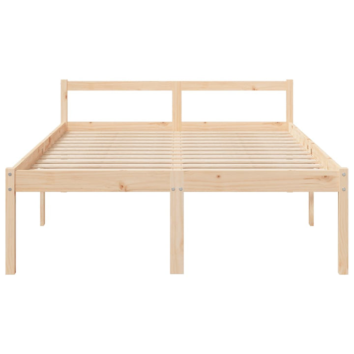 sengeramme 120x190 cm dobbeltseng massivt fyrretræ