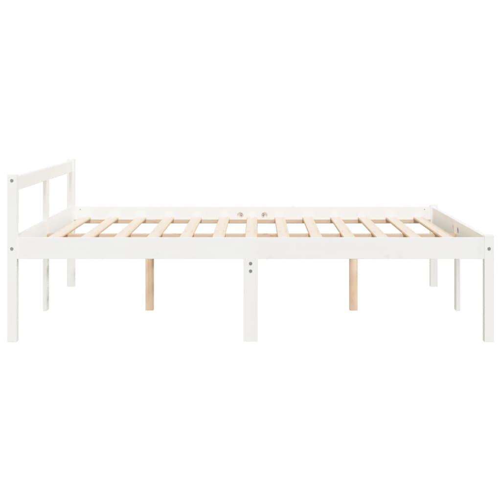 seniorseng 150x200 cm kingsize massivt fyrretræ