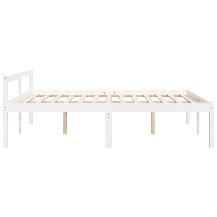 seniorseng 150x200 cm kingsize massivt fyrretræ