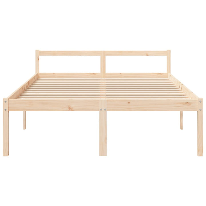seniorseng 160x200 cm massivt fyrretræ