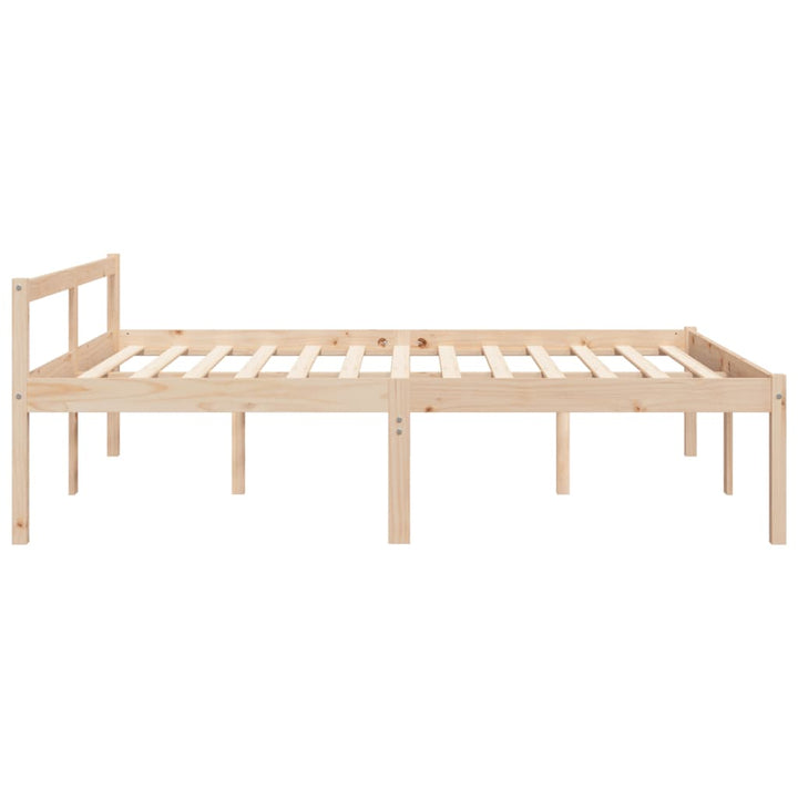 seniorseng 160x200 cm massivt fyrretræ