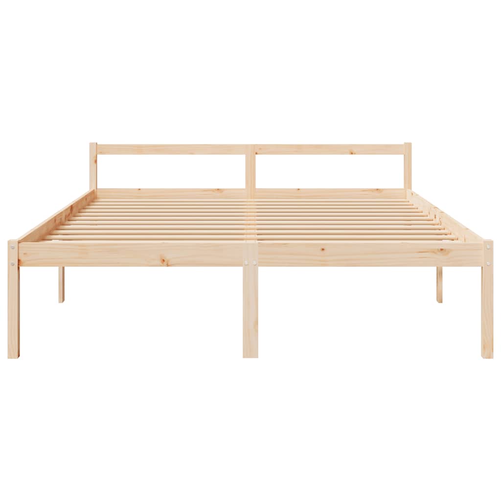 seniorseng 180x200 cm super kingsize massivt fyrretræ