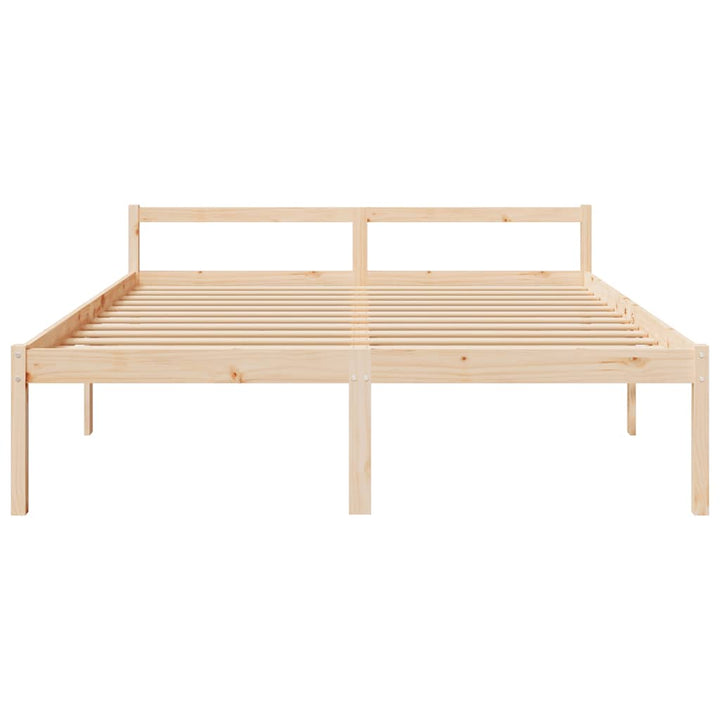 seniorseng 180x200 cm super kingsize massivt fyrretræ