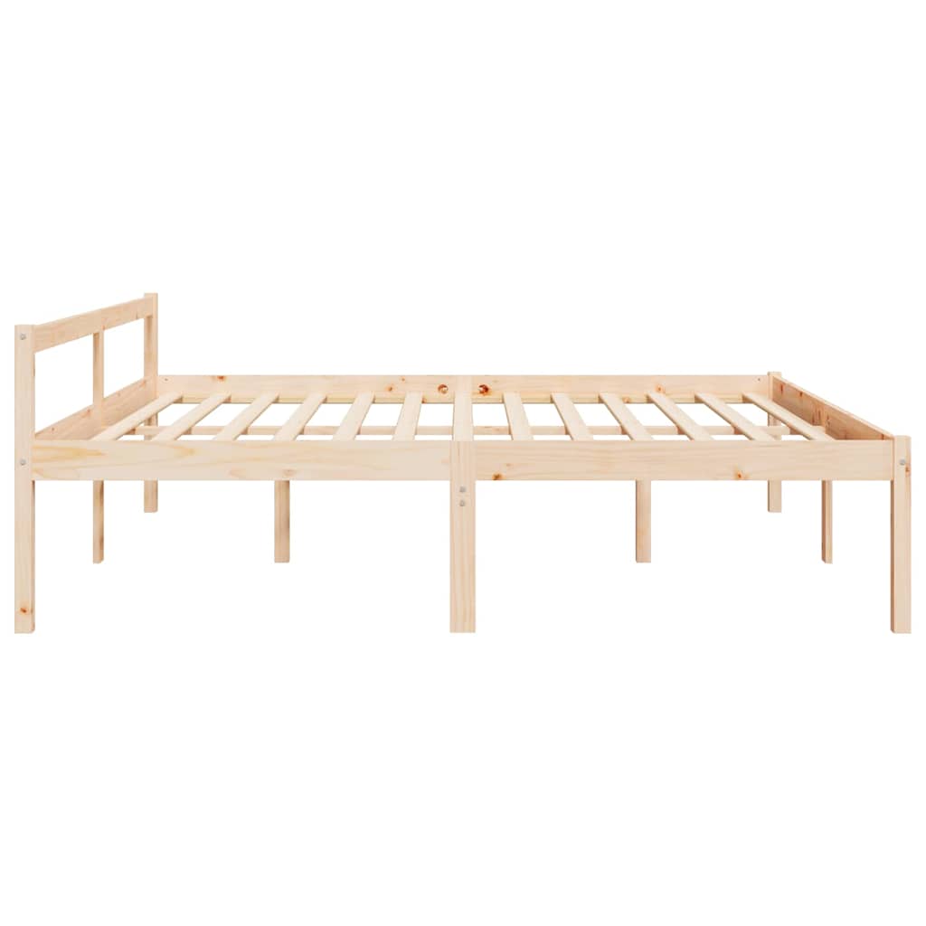 seniorseng 180x200 cm super kingsize massivt fyrretræ