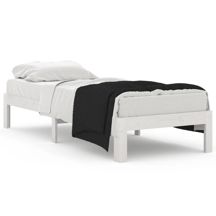 sengeramme 75x190 cm Small Single massivt træ hvid