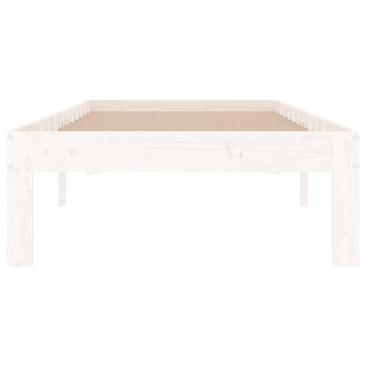 sengeramme 75x190 cm Small Single massivt træ hvid