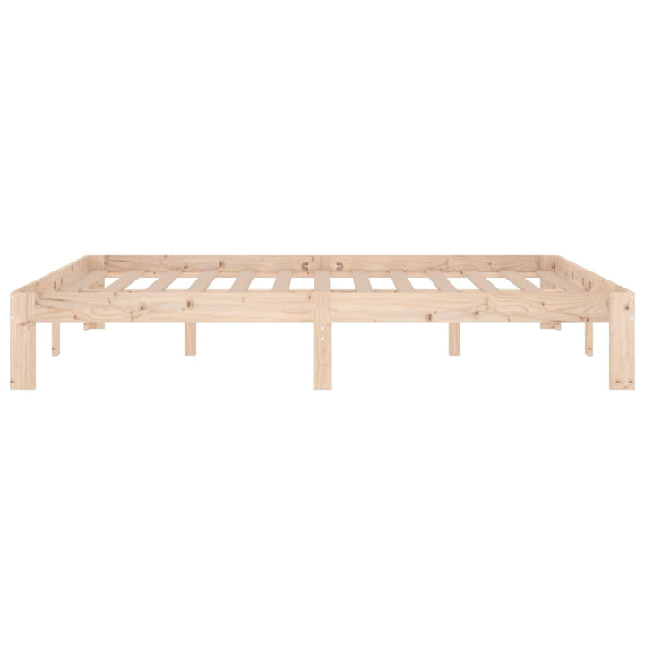 sengeramme 140x190 cm massivt fyrretræ