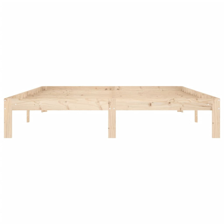 sengeramme 160x200 cm massivt fyrretræ