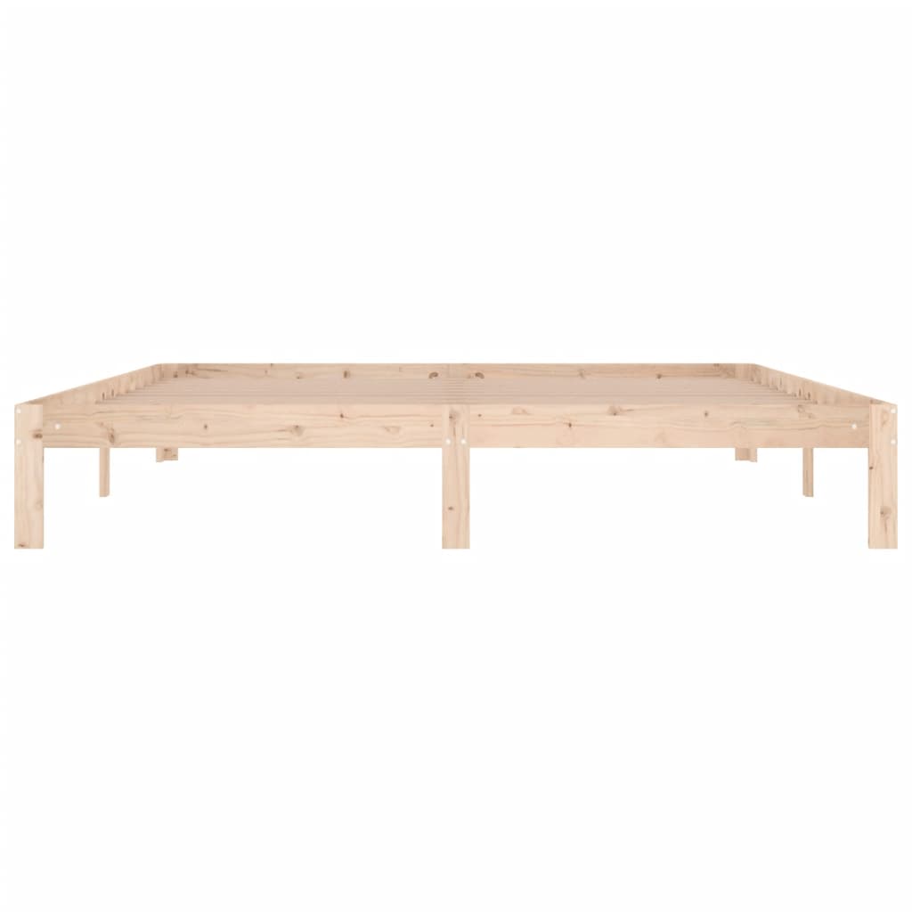 sengeramme 180x200 cm massivt fyrretræ