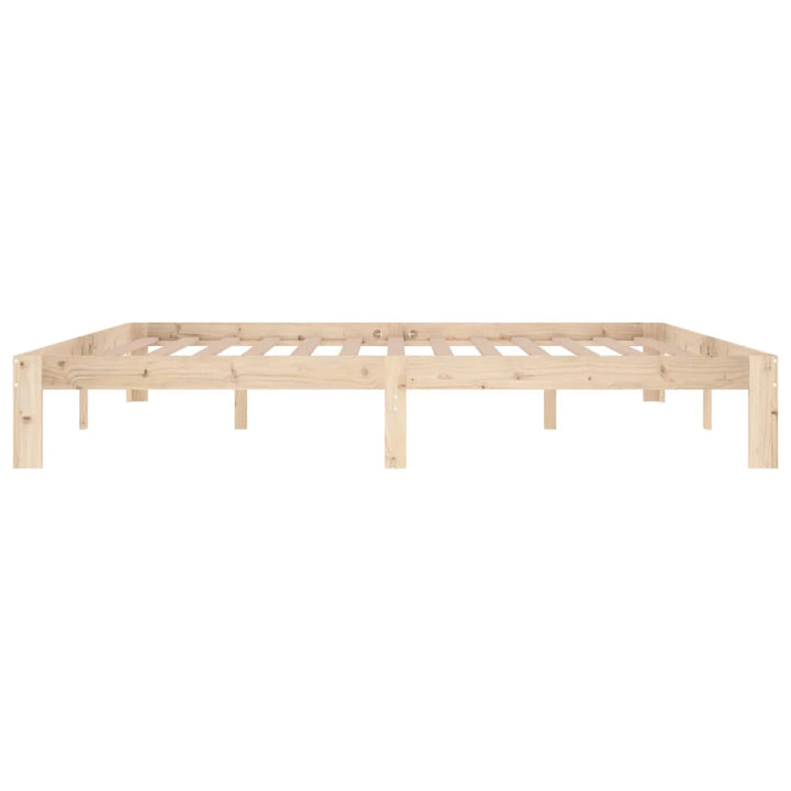 sengeramme 200x200 cm massivt fyrretræ